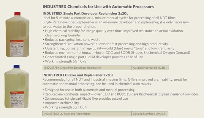 داروی ظهور و ثبوت محلول رادیوگرافی صنعتی کداک کرستریم KODAK CARESTREAM CHEMICALS FIXER DEVELOPER