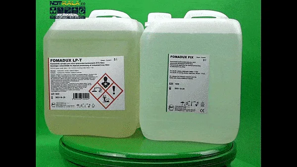 سرتیفیکیت محلول داروی ظهور و ثبوت رادیوگراف صنعتی فوما فوتونال certification foma fomadux chemistry chemical fixer developer radiography industril