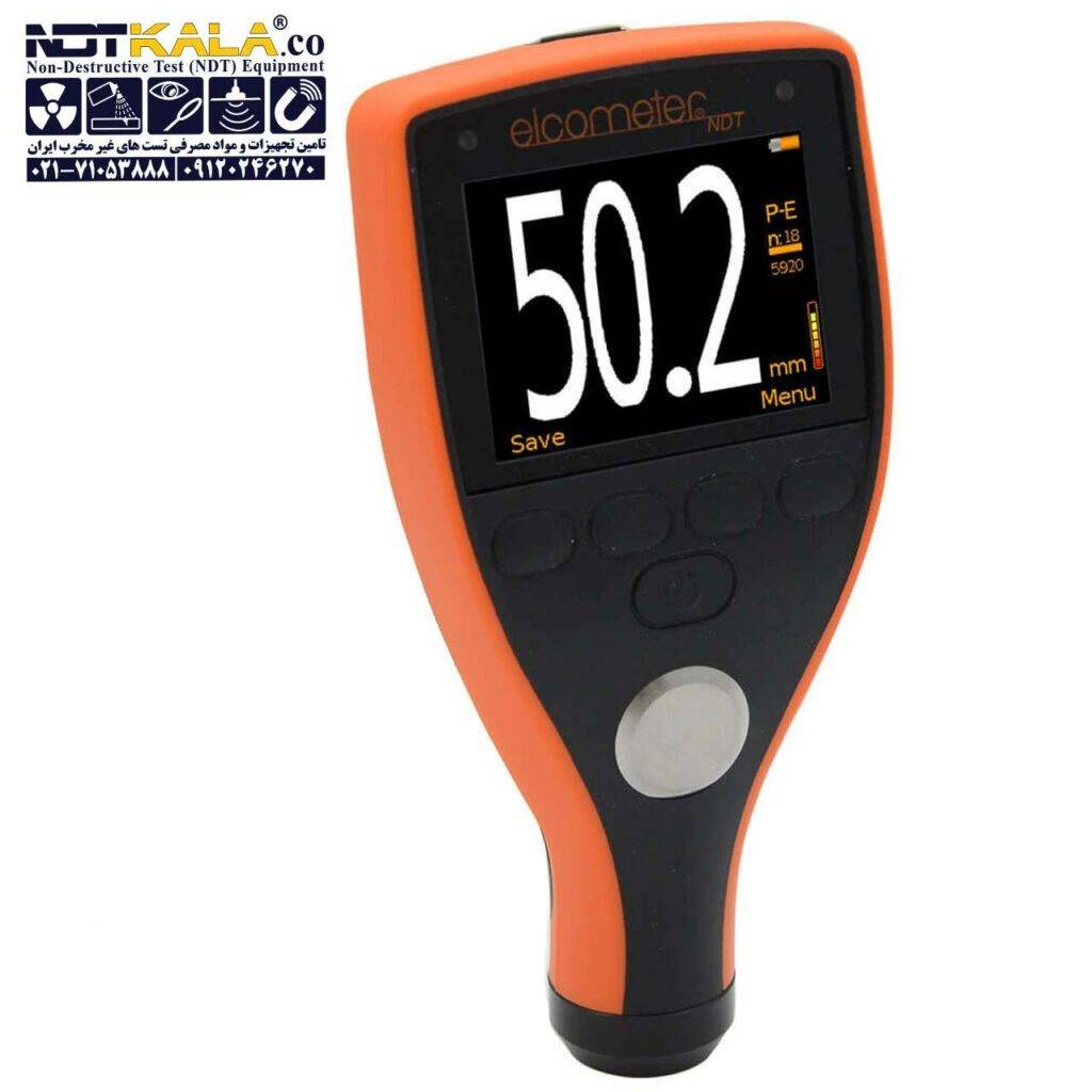 Elcometer MTG4 Ultrasonic Material Thickness Gauge پلاستیک لاستیک الکومتر ضخامت سنج آلتراسونیک فلز خوردگی التراسونیک فلزات