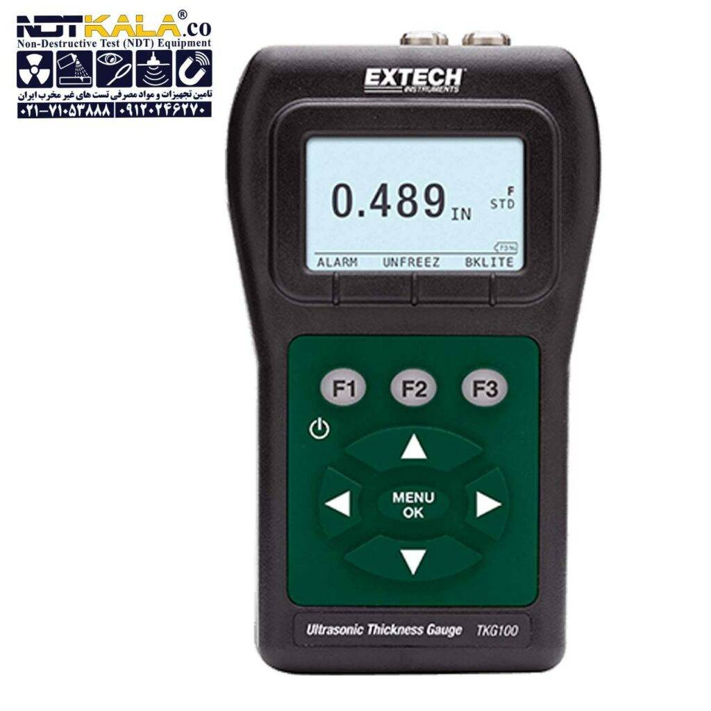 1 ضخامت سنج فلز آلتراسونیک اکستچ مدل EXTECH TKG100