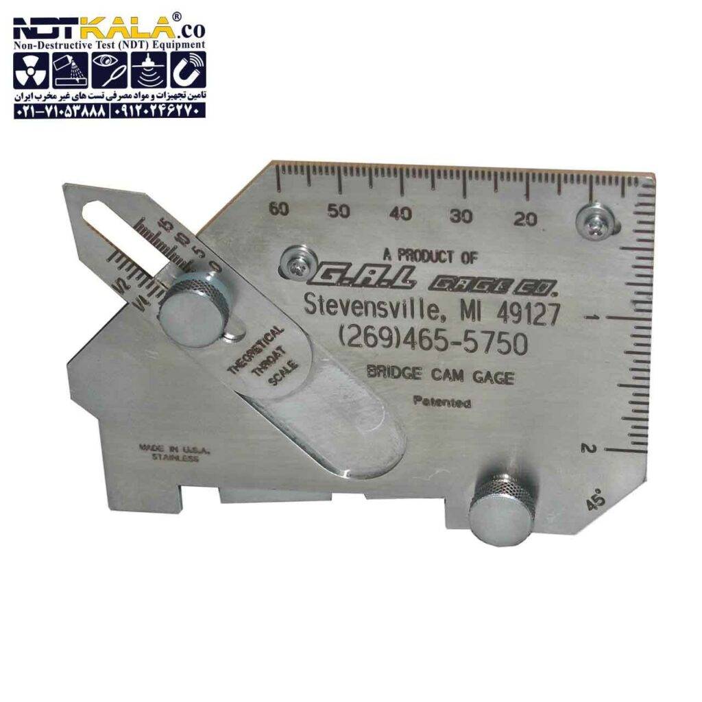 1 گیج بازرسی چشمی کمبریج گیج گال GAL BRIDGE CAM GAUGE