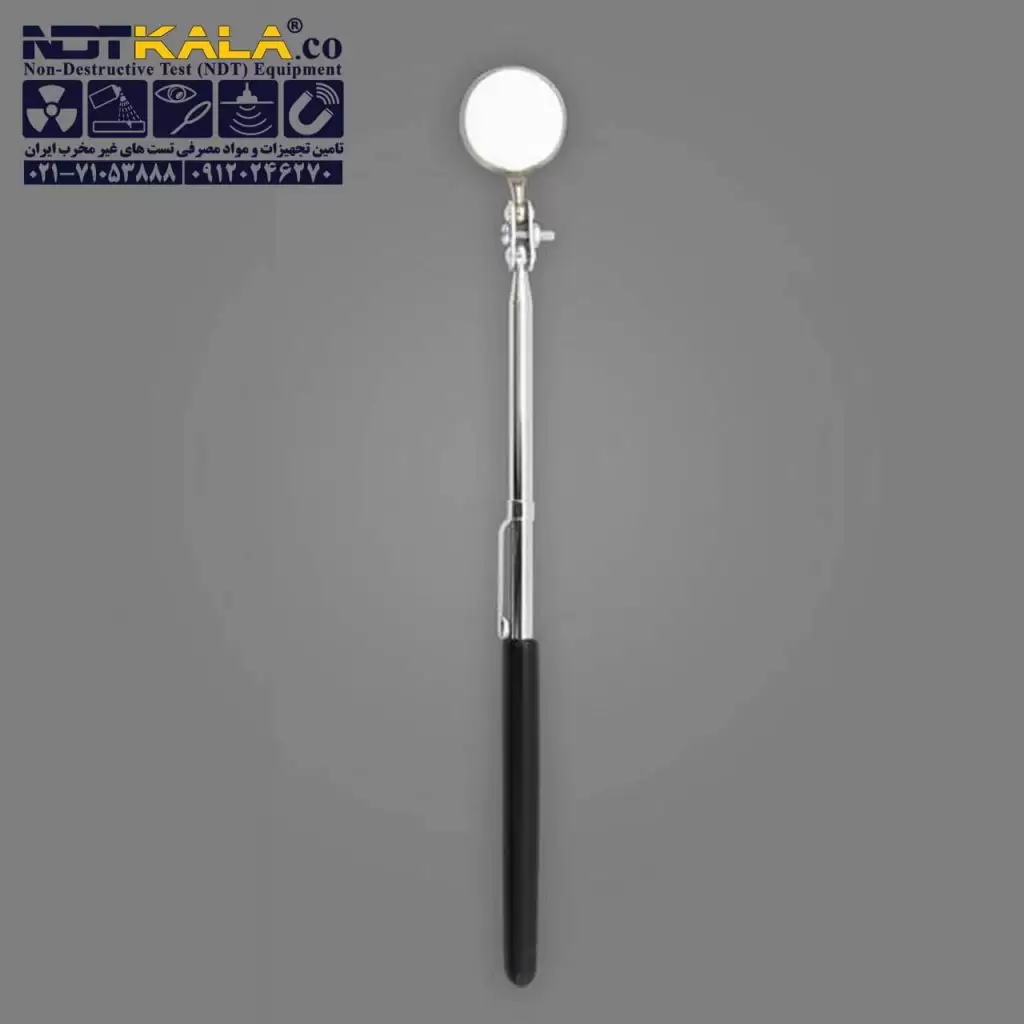 قیمت خرید ارزان آینه بازرسی جوش تلسکوپی چراغدار inspection mirror with light