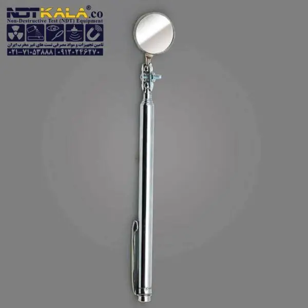 قیمت خرید ارزان آینه بازرسی جوش تلسکوپی چراغدار inspection mirror with light