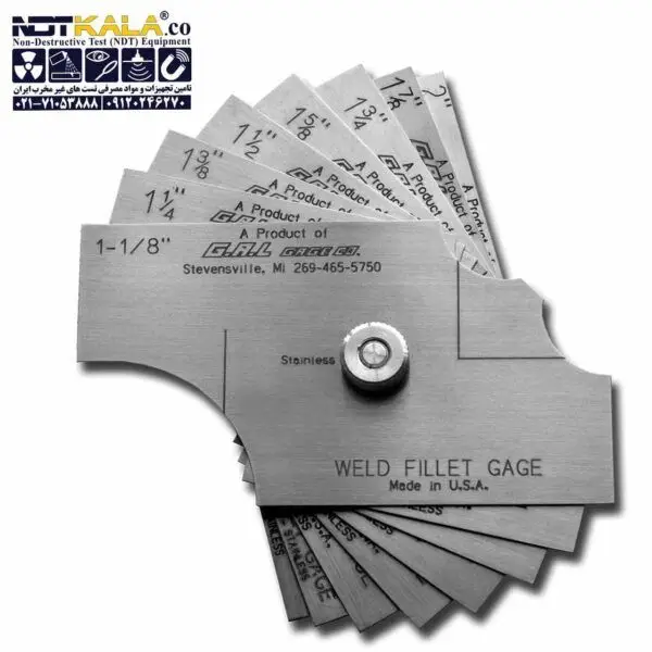 خرید قیمت ارزان گیج جوشکاری فیلت گیج گال GAL FILLET WELD GAUGE SET