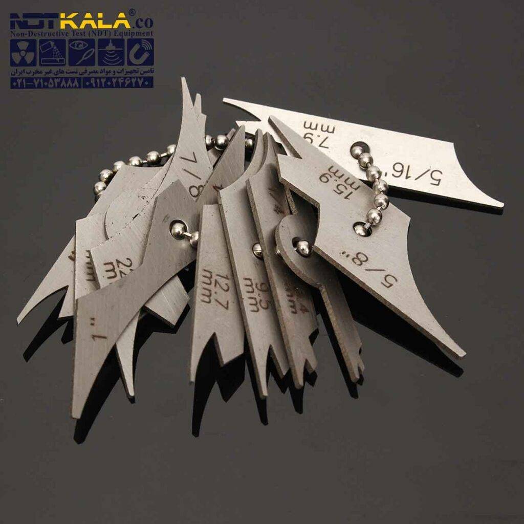 2 گیج بازرسی جوش گال GAL MINI FILLET WELD KEYS GAUGE