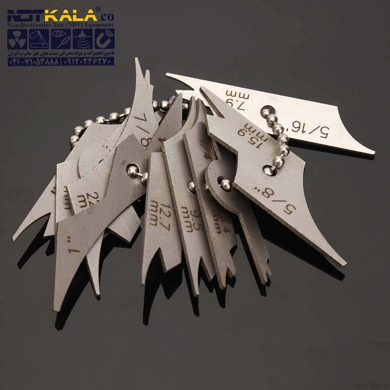 2 گیج بازرسی جوش گال GAL MINI FILLET WELD KEYS GAUGE