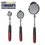 قیمت خرید ارزان آینه بازرسی جوش تلسکوپی چراغدار inspection mirror with light