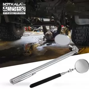 قیمت خرید ارزان آینه بازرسی جوش تلسکوپی چراغدار inspection mirror with light