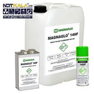 14HF Oil-Based Fluorescent Magnetic Particle Ink MAGNAFLUX اسپری MT فلورسنت14HF برند مگنافلاکس