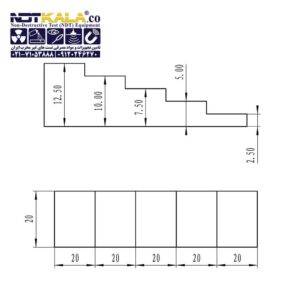 قیمت خرید تست بلوک کالیبراسیون پله ای 5STEP