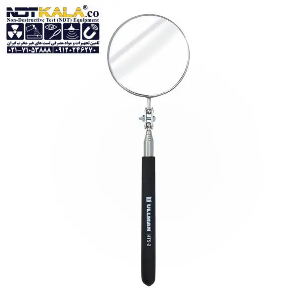 قیمت خرید ارزان آینه بازرسی جوش تلسکوپی چراغدار inspection mirror with light