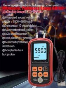 باکیفیت ترین ضخامت سنج التراسونیک فلزات بنتک Benetech +GM100