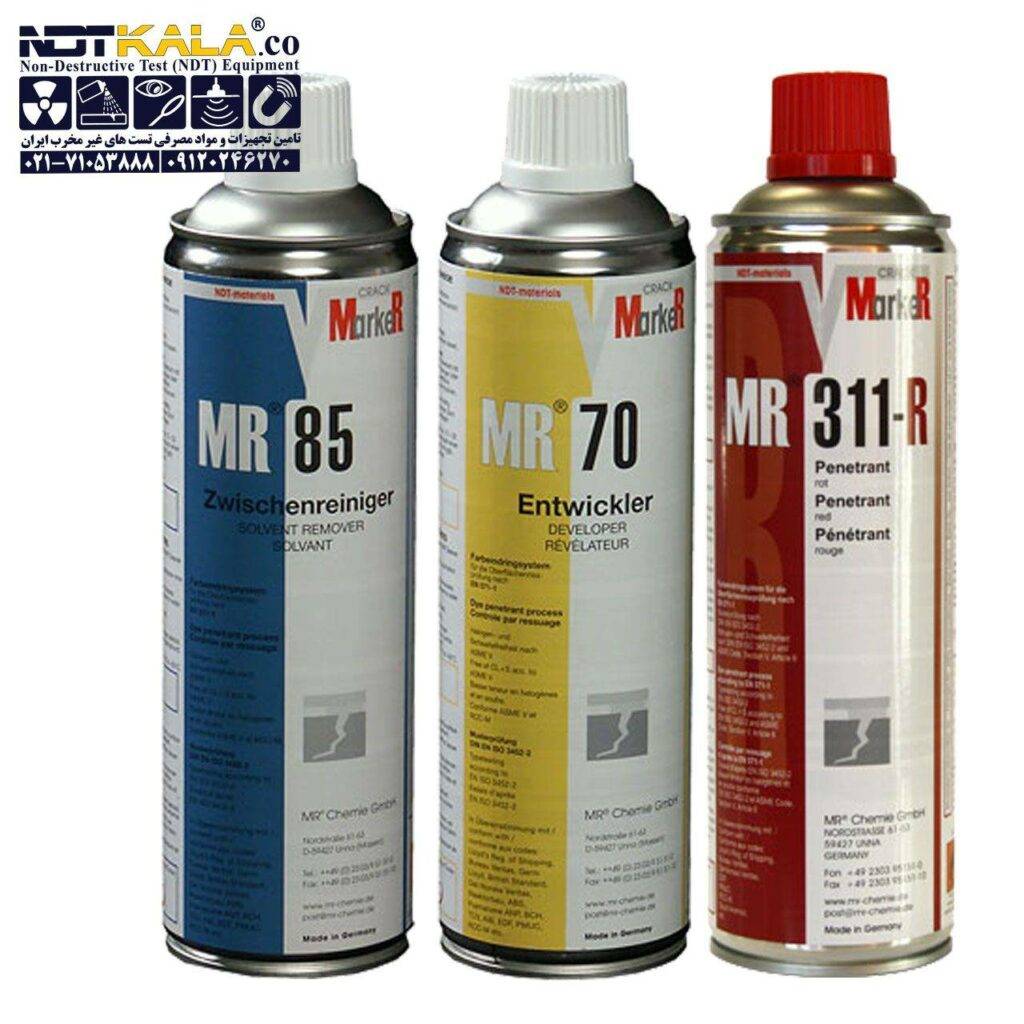 ست اسپری تست مایعات نافذ برند معتبر MR-CHEMIE با حجم 500 میلیلیتر