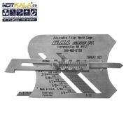 فروش فیلت گیج قابل تنظیم ADJUSTABLE FILLET WELD GAUGE گال آمریکا GAL