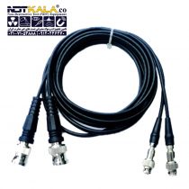 کابل دستگاه تست التراسونیک (کابل دستگاه ut) و دستگاه ضخامت سنج BNCبه Q6 (بی ان سی به کیو 6) مارک داپلر Ultrasonic Dual Cable – Doppler