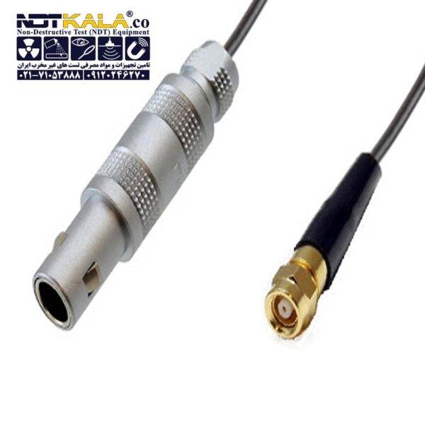 کابل دستگاه تست التراسونیک (کابل دستگاه ut) و دستگاه ضخامت سنج LEMO-1 به Microdot (لمو1 به میکرودات) مارک داپلر Ultrasonic Dual Cable – Doppler (3)