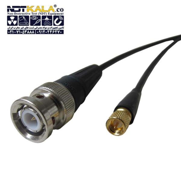 کابل دستگاه تست التراسونیک (کابل دستگاه ut) و دستگاه ضخامت سنج MICRODOTبه BNC (میکرودات به بی ان سی BNC) مارک داپلر Ultrasonic Cable – Doppler (2)