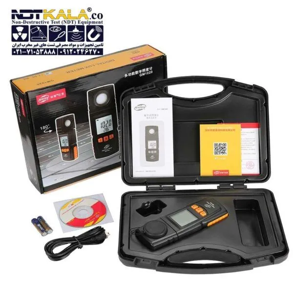 2 لوکس متر نور سنج GM 1020 بنتک Benetech min