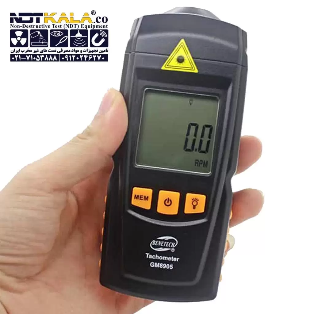 تاکومتر دورسنج لیزری دیجیتالی بنتک Tachometer BENETECH GM8905