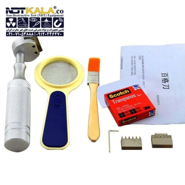 نحوه خرید قیمت ارزان دستگاه کراس کات خراش انداز تست چسبندگی رنگ الکومتر هواتک CROSS CUT GLTL HUATEC FMC