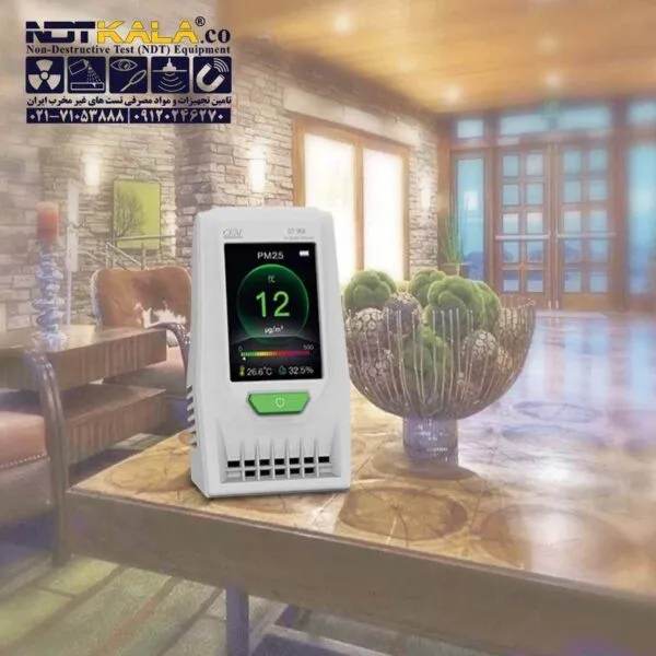 Air Particle Counter Desktop Air Particle Counter DT-968 غبارسنج سی ای ام