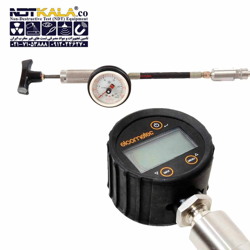 Elcometer 108 Push Off Adhesion Tester قیمت دستگاه تست چسبندگی رنگ پول آف الکومتر