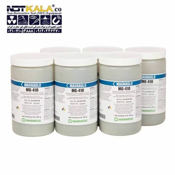 پودر ذرات مغناطیسی فلورسنت مگنافلاکس MG 410 Magnaflux Fluorescent Magnetic Particles 2