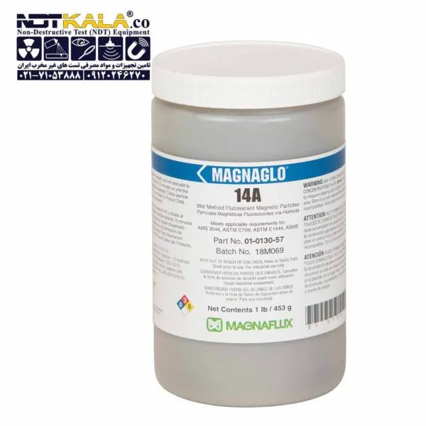 پودر خشک فلورسنت ذرات مغناطیسی Wet Method Fluorescent Magnetic Particles 14A
