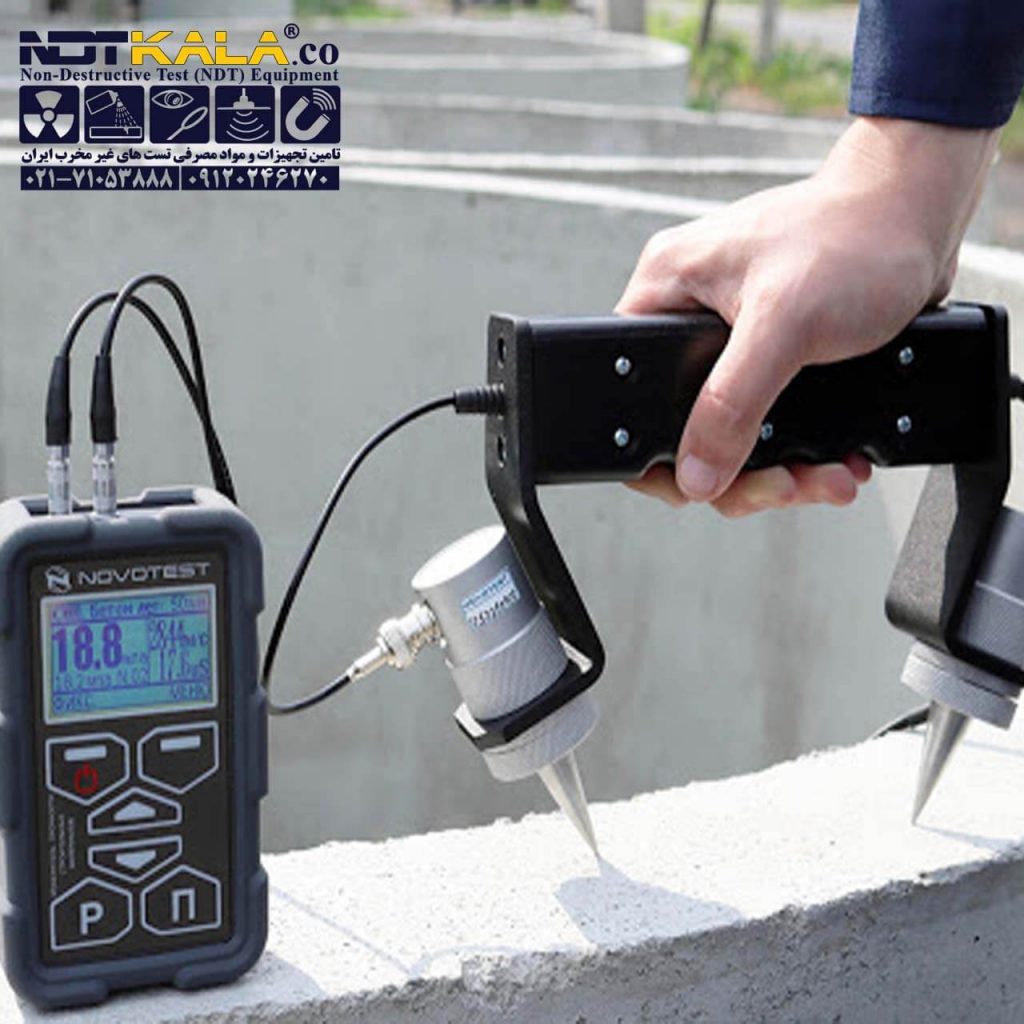 دستگاه التراسونیک Strength Meter NOVOTEST IPSM-U+T+D (Pulse Velocity Tester)تست بتن