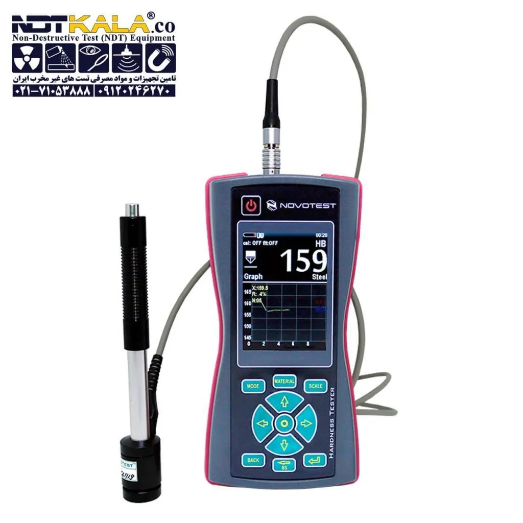 سختی سنج فلزات پرتابل Leeb Hardness Tester NOVOTEST T-D3