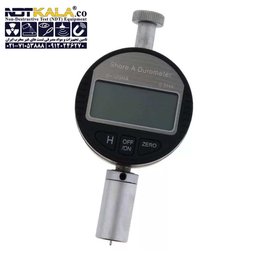 دستگاه سختی سنج لاستیک پلاستیک شور سنج Description of Shore Durometer NOVOTEST TS-C (digital) SHORE A