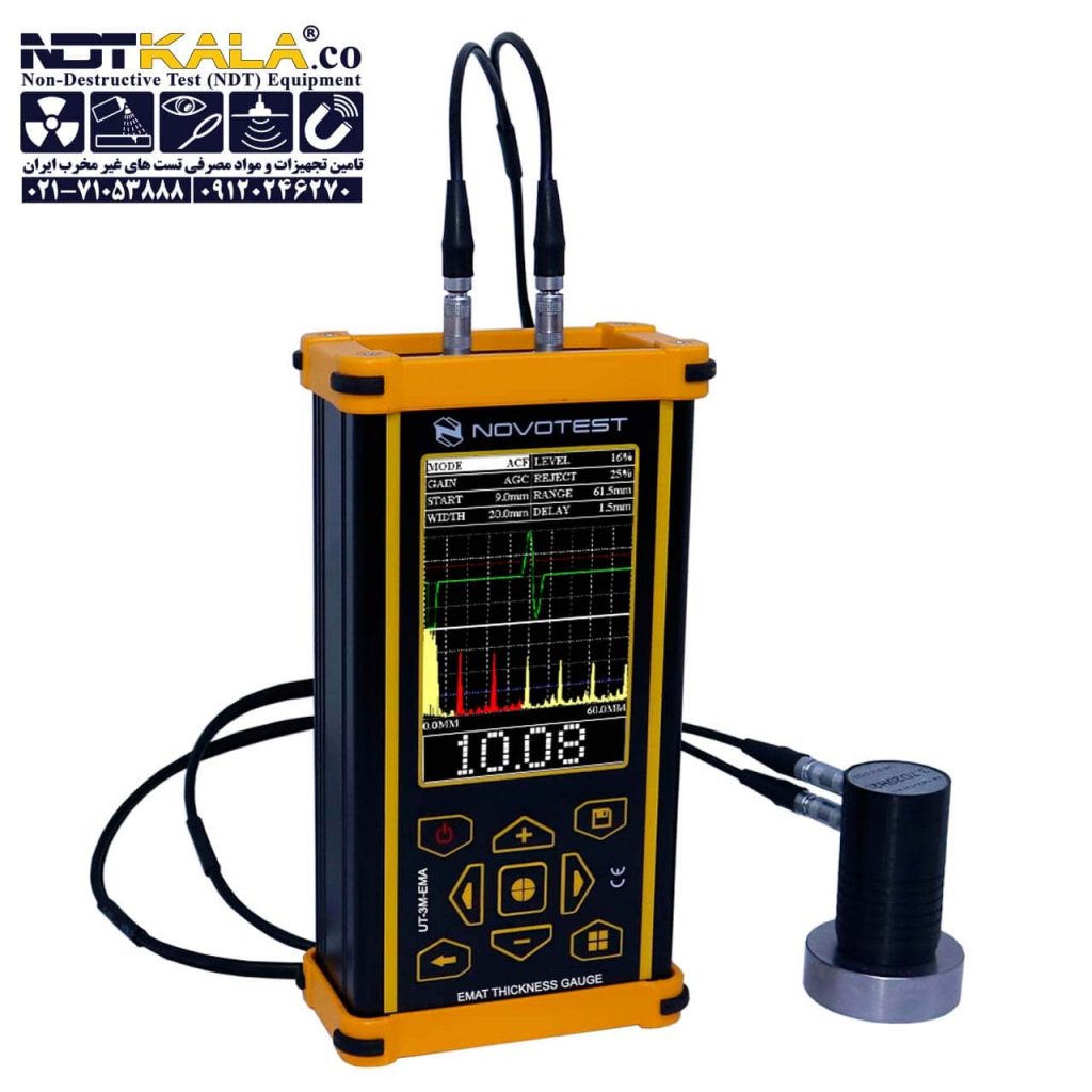دستگاه ضخامت سنج فلز التراسونیک Electromagnetic-acoustic (EMA) Thickness Gauge NOVOTEST UT-3M-EMA (1)