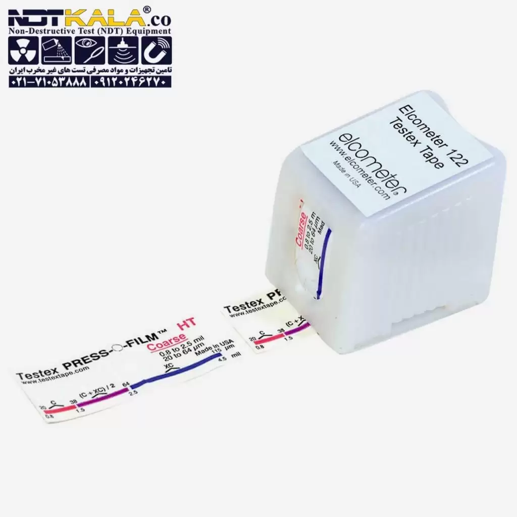 چسب زبری سنج الکومتر Elcometer 122 Testex Replica Tape HD X-COARSE