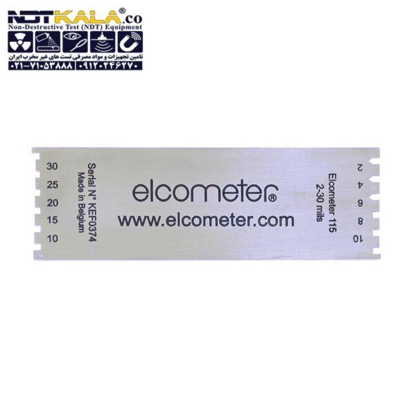 ضخامت سنج رنگ ترفیلم تر Elcometer 115 Wet Film Combs