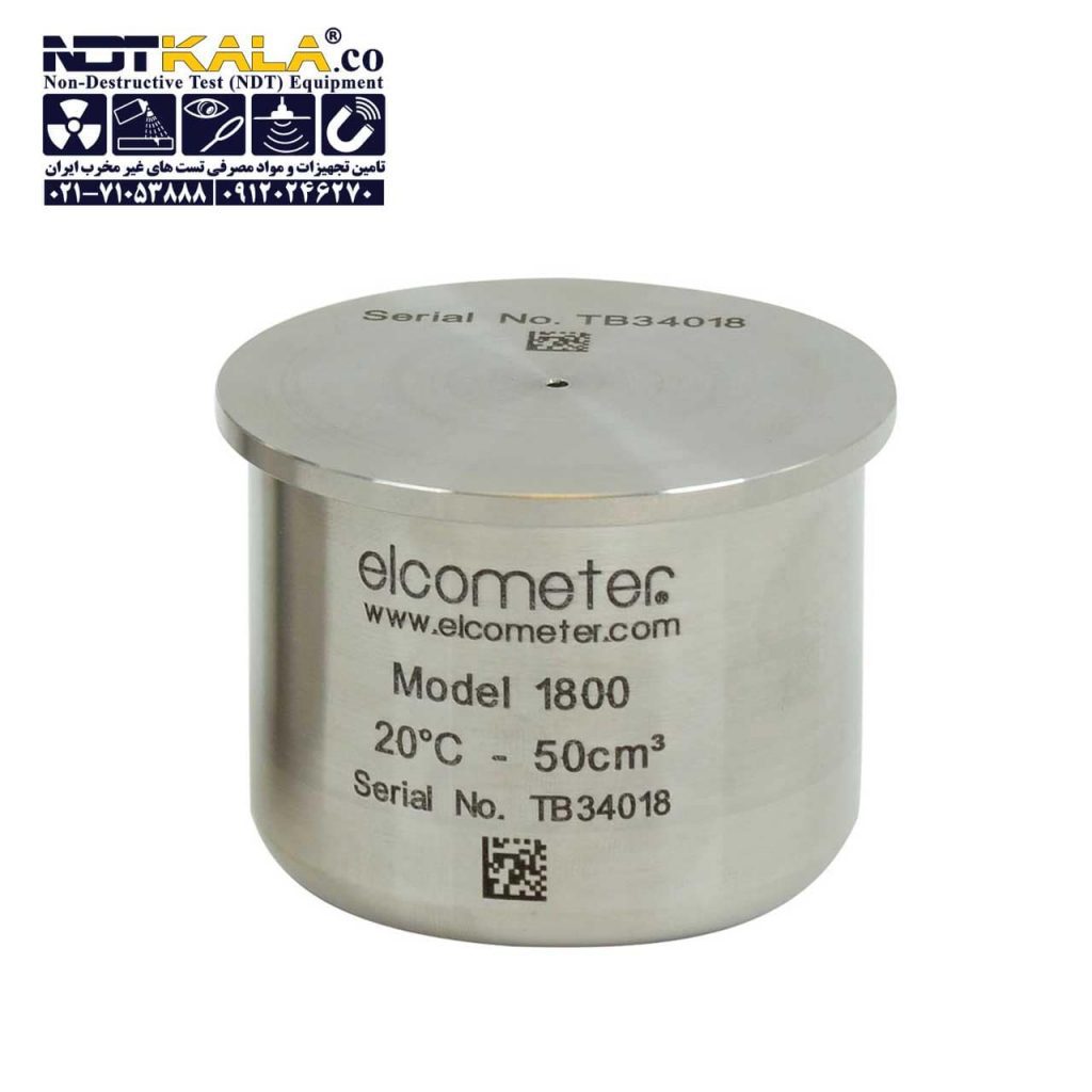 کاپ دانسیته پیکنومتر الکومتر  Elcometer 1800 Density Cup Stainless Steel