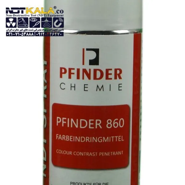 ست اسپری جوش ترک یاب PFINDER PT 860 871 890 PENETRANT TESTING