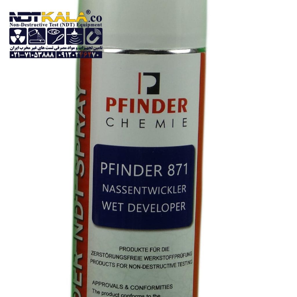 ست اسپری جوش ترک یاب PFINDER PT 860 871 890 PENETRANT TESTING