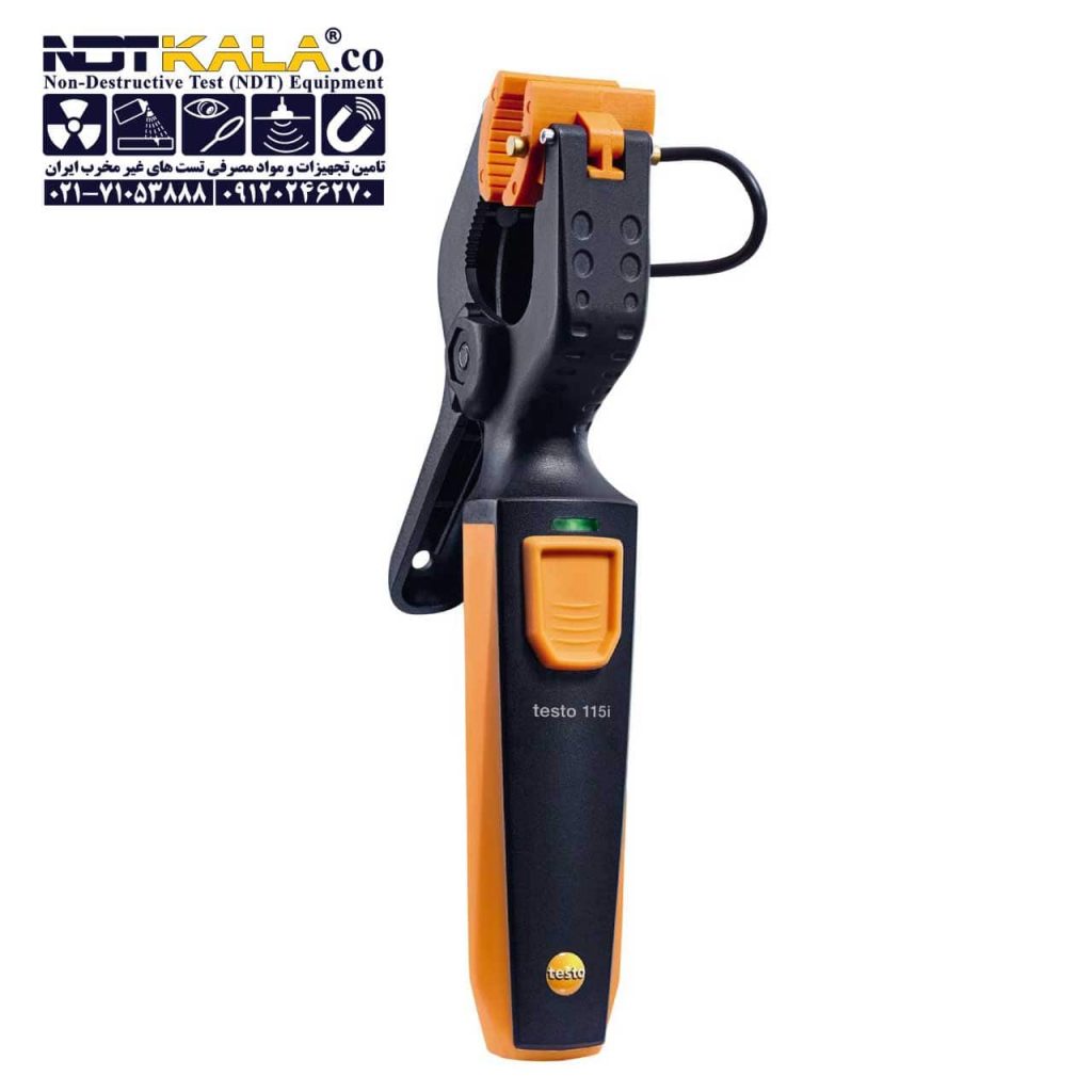 دماسنج گیره ای ترمومتر کلمپی هوشمند لوله تستو قیمت خرید ارزان testo 115i Clamp thermometer operated via smartphone