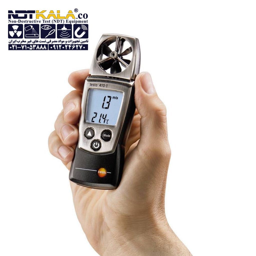 بادسنج حرارتی پره ای سرعت سنج هوا باد ارزان قیمت testo 410 Vane anemometer