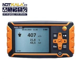 خرید انلاین هود هدایت جریان هوا تستو فلومتر testo 420 Air flow capture hood