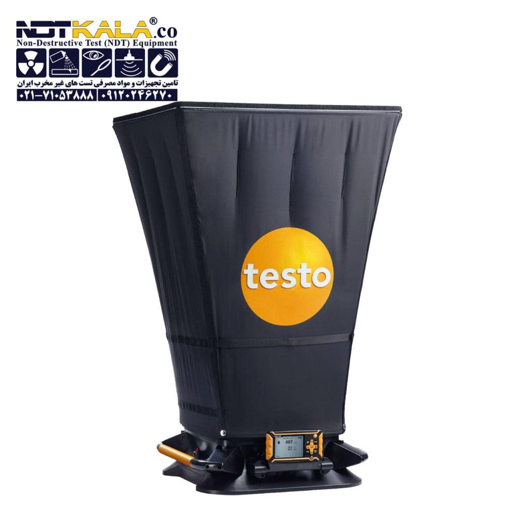 هود هدایت جریان هوا تستو فلومتر testo 420 Air flow capture hood