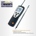 سرعت سنج باد بادسنج فلومتر انونمتر تستو هات وایرtesto 425 Hot wire anemometer