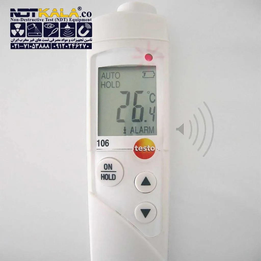 ترمومتر نفوذی میله ای مواد غذایی تستو testo 106 - Food thermometer