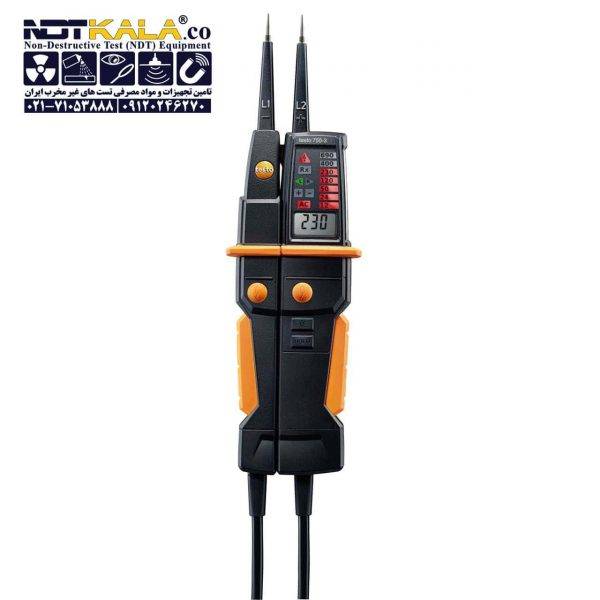 تستر ولتاژ دیجیتال قیمت مناسب ارزان مولتی متر قلمی پرتابل testo 750-3750-1 750-2 Digital Voltage Tester GFCI Test