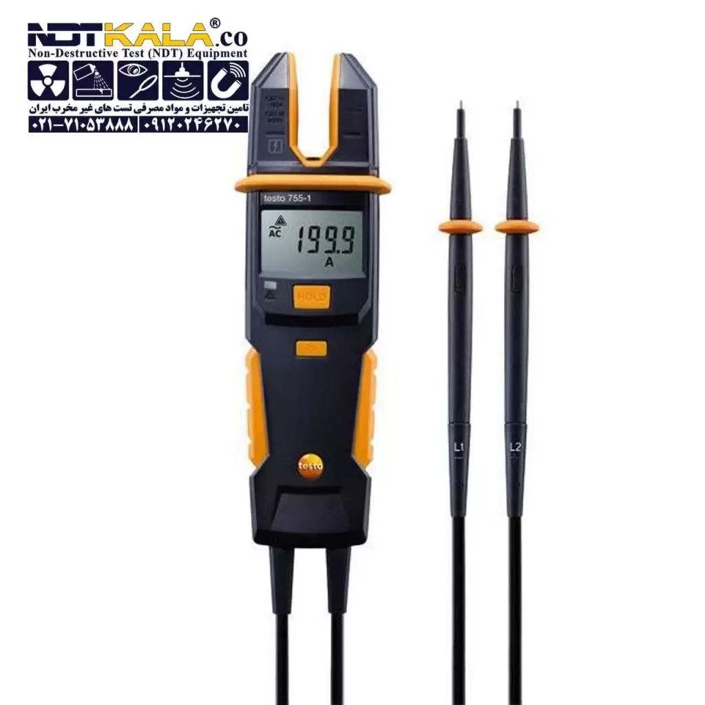 تستر ولتاژ جریان مولتی متر قلمی testo 755-2 755-1 Current Voltage Meter