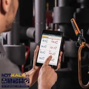 دماسنج گیره ای ترمومتر کلمپی هوشمند لوله تستو قیمت خرید ارزان testo 115i Clamp thermometer operated via smartphone