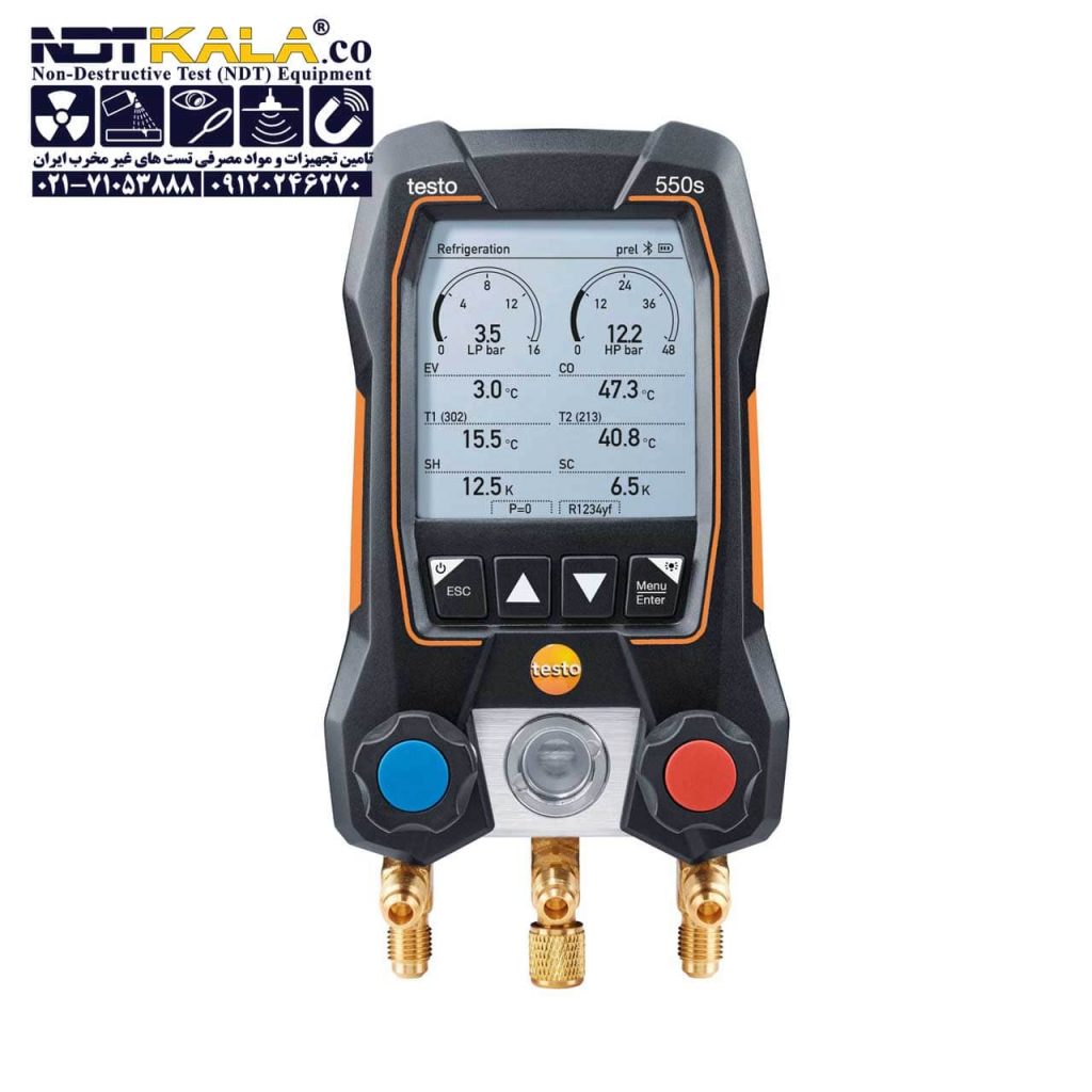 قیمت گیج منیفولد بلوتوثی ارزان تستو testo-550s