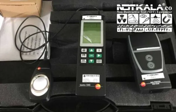 لوکس متر نورسنج محاسبه شدت نور پراب جدا تستو testo 545 Light meter