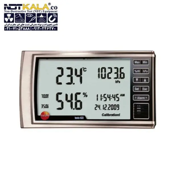 خرید قیمت ارزان دماسنج فشارسنج رطوبت سنج ترموگراف تستو Testo 622 Thermo hygrometer barometer