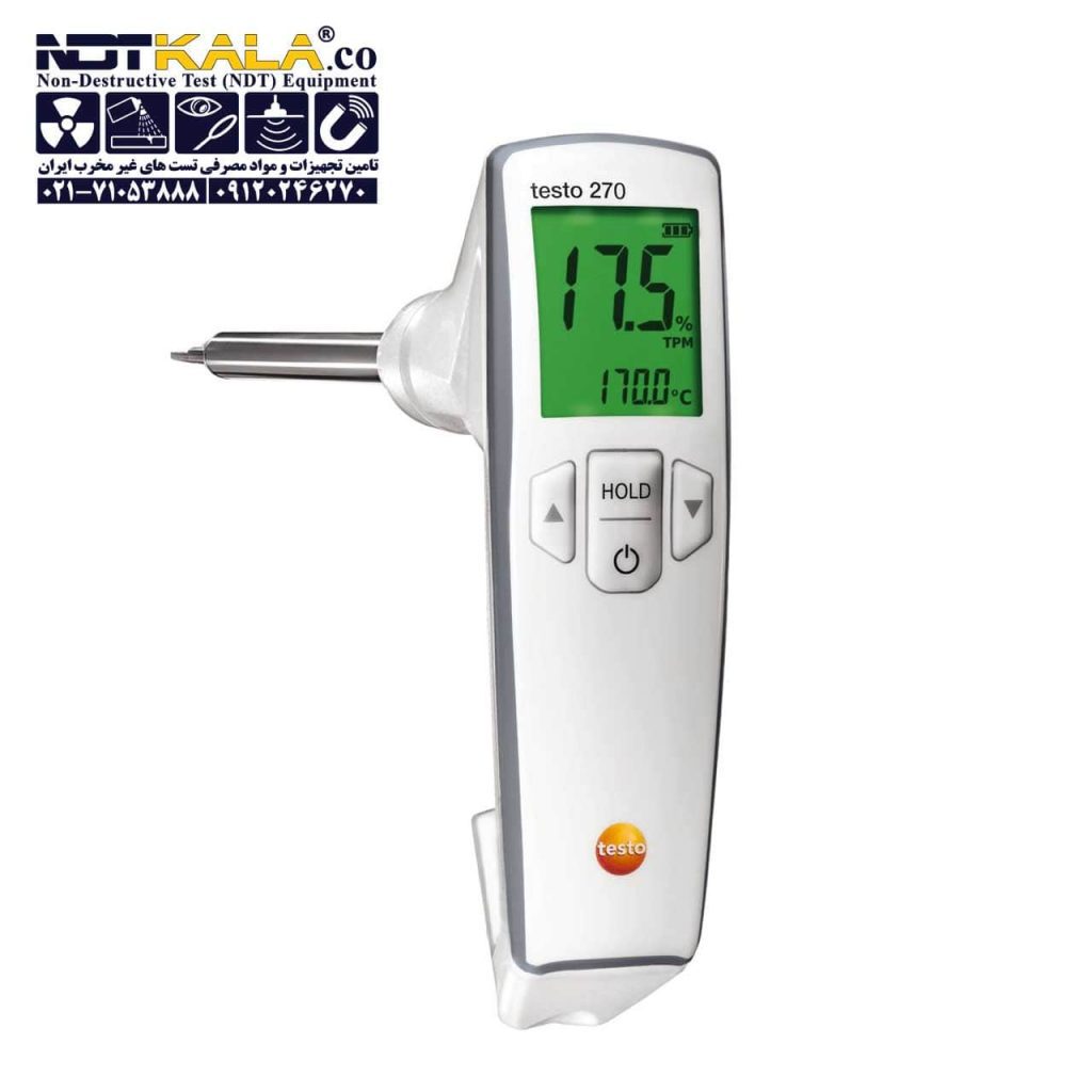 1 تستر کیفیت روغن دیجیتال تستو testo 270 Cooking oil tester